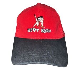 Vintage Betty Boop Red Snapback Cap Unisex‎ Adjustable Embroidered hat nostalgic